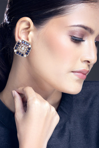 Zirconia Studded Earrings 