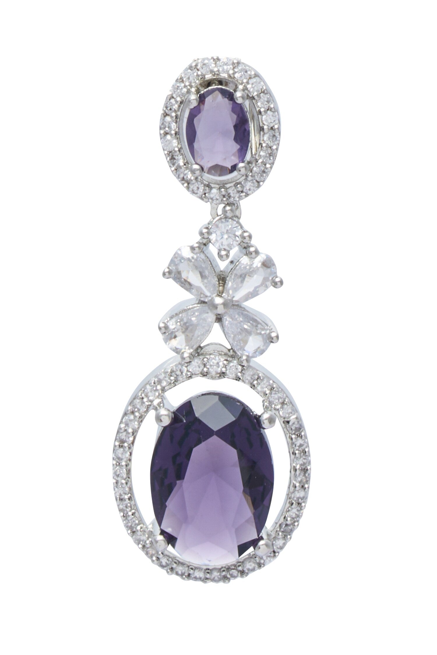 Zirconia Embellished Necklace Set 