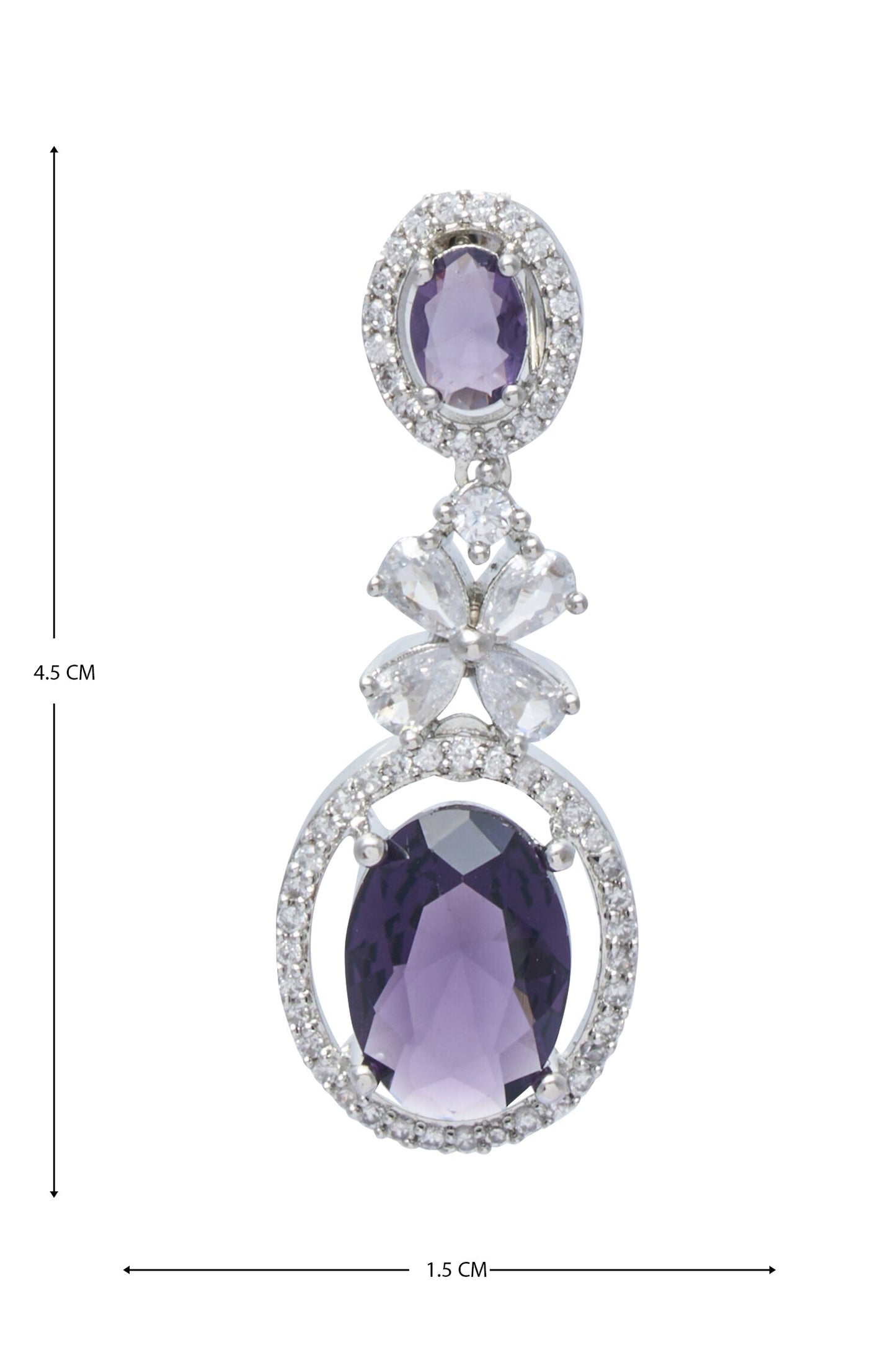 Zirconia Embellished Necklace Set 