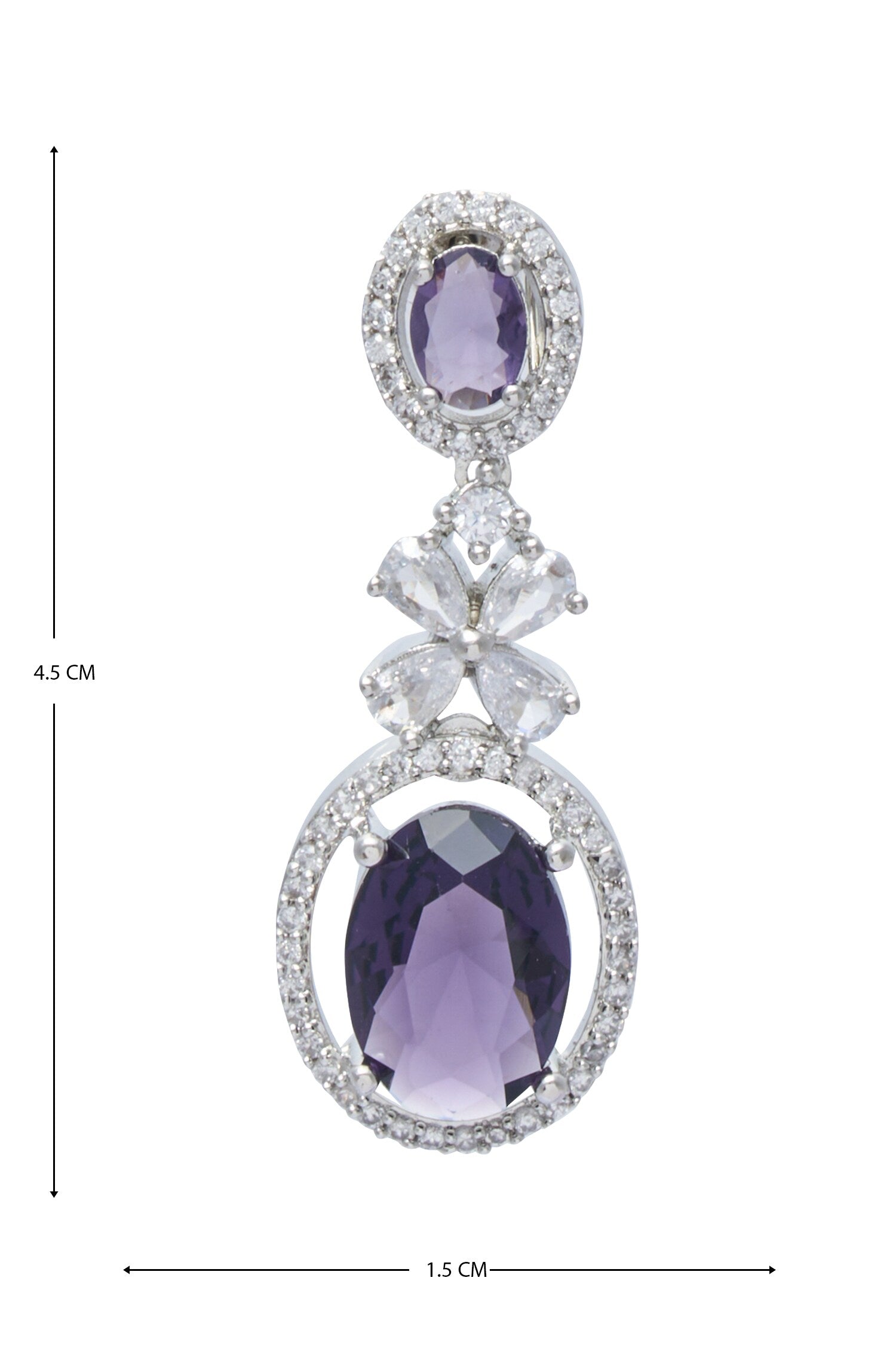 Zirconia Embellished Necklace Set 