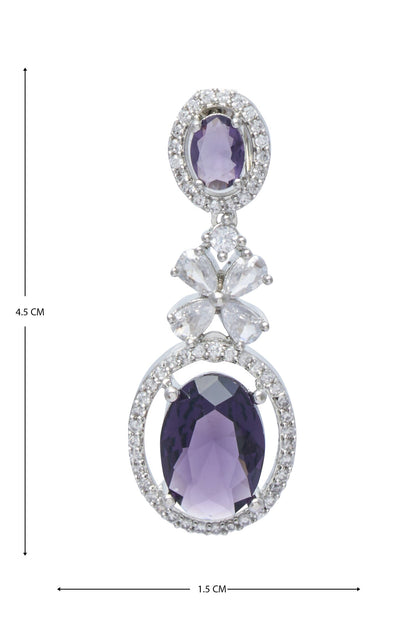 Zirconia Embellished Necklace Set 