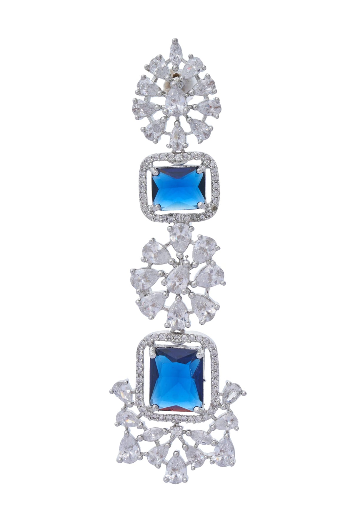 Zirconia Embellished Layered Necklace Set 