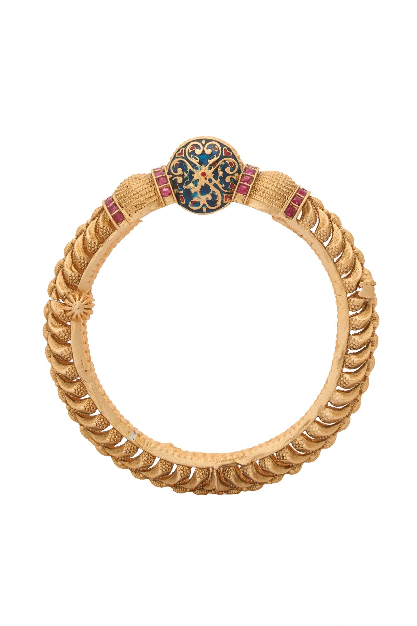 Stone Studded Jadau Bangles-Set of 2 