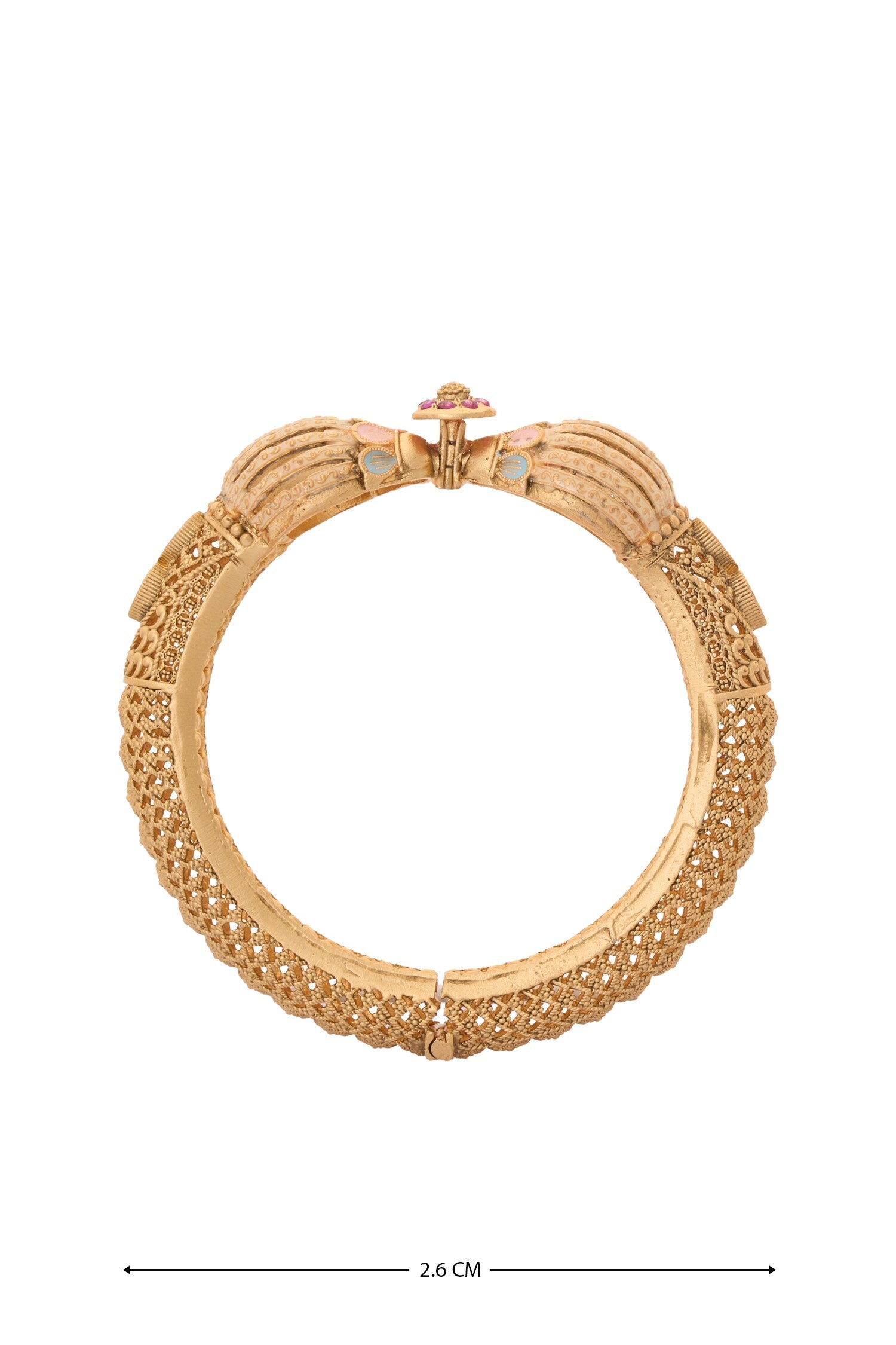 Rawa Work Jadau Bangles-Set of 2 