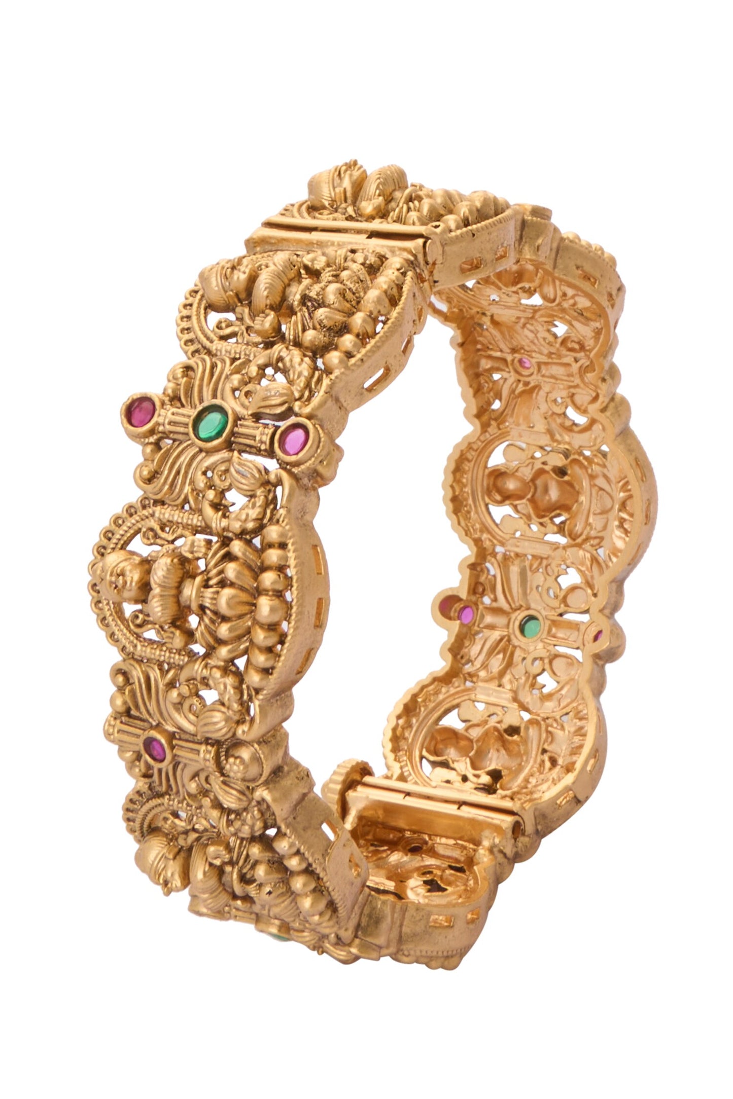 Carved Laxmi Bangles-Set of 2 