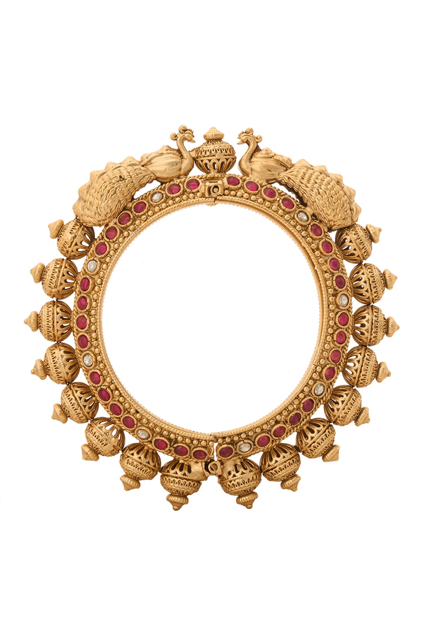 Jadau Embellished 2 Pcs Bangles 