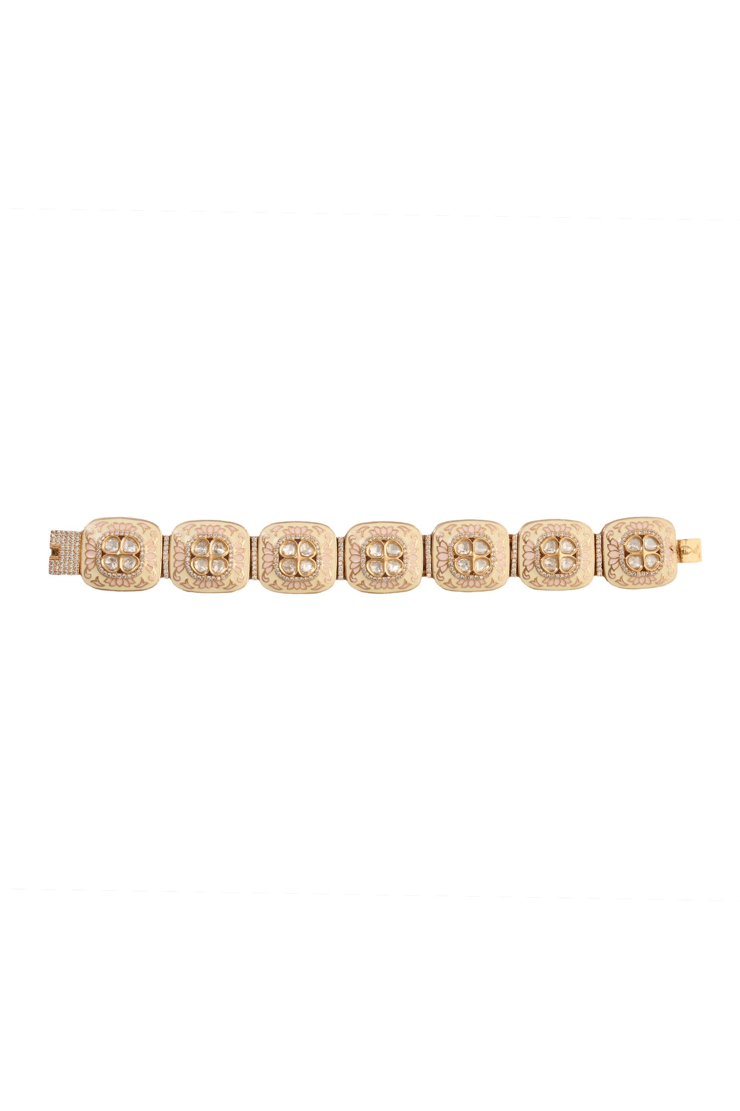 Floral Meenakari Work Bracelet 