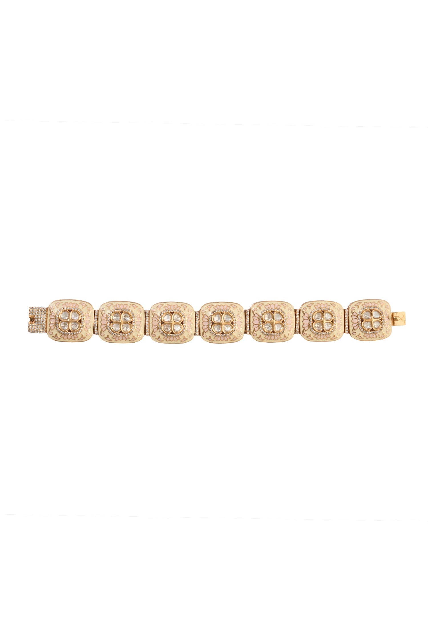 Floral Meenakari Work Bracelet 