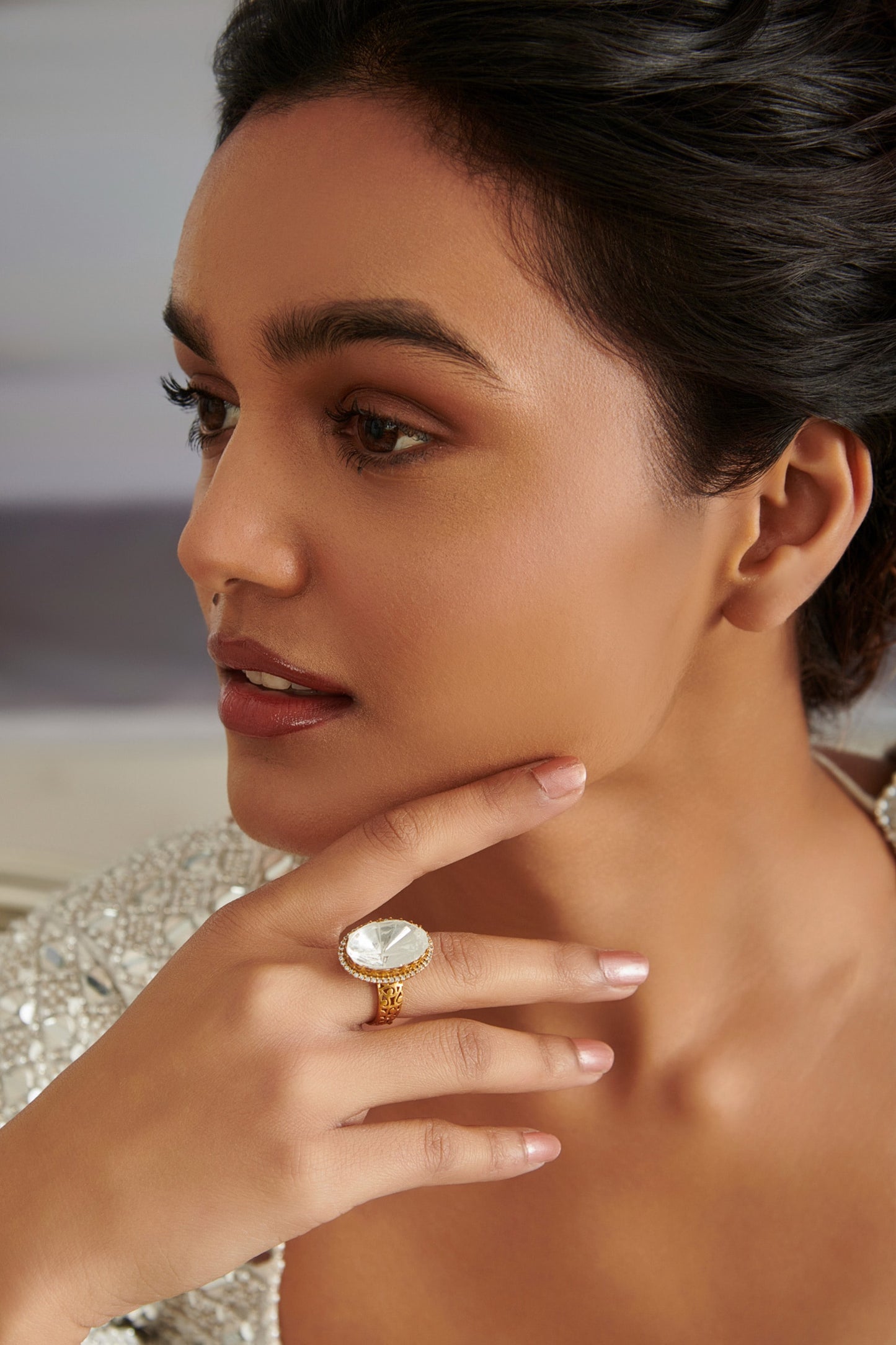 Polki Embellished Ring 