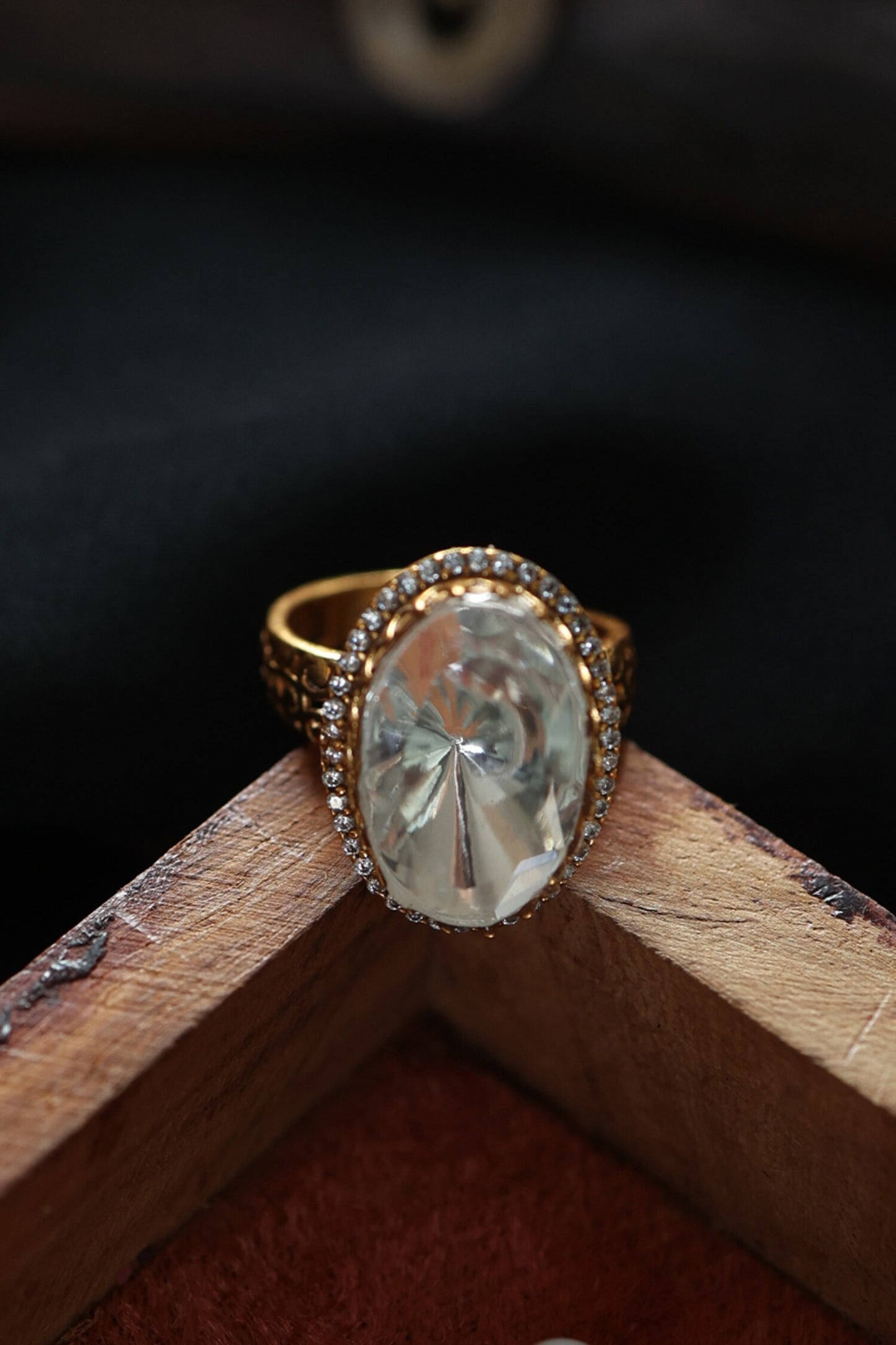 Polki Embellished Ring 