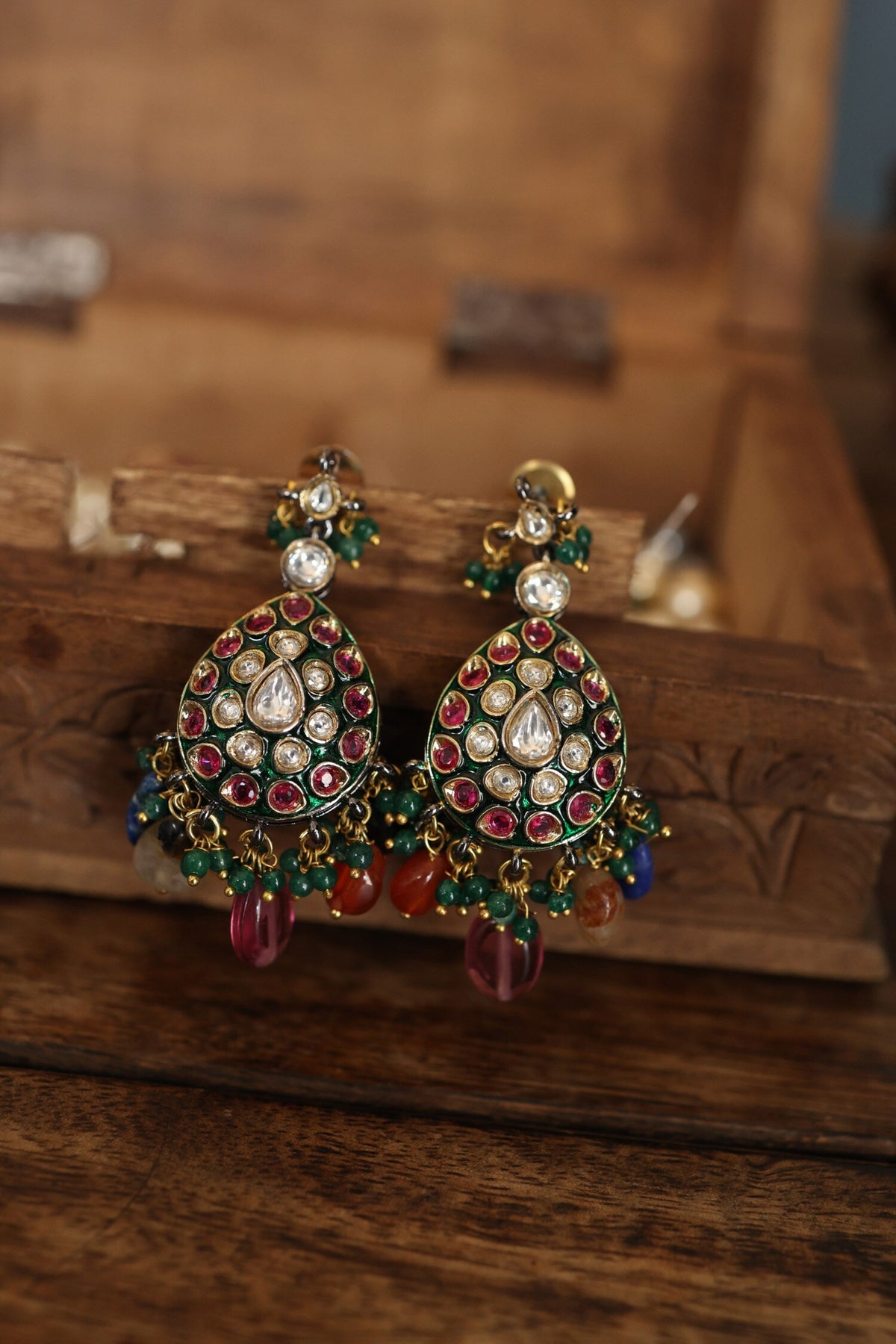 Polki Embellished Earrings 