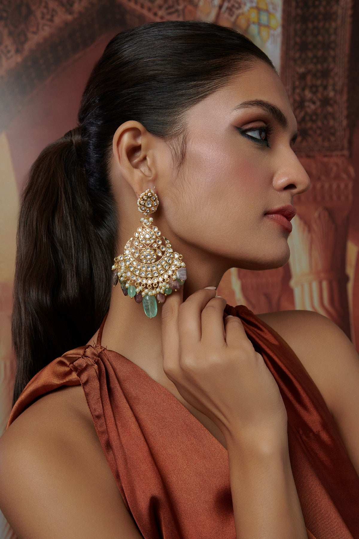 Polki Embellished Earrings 