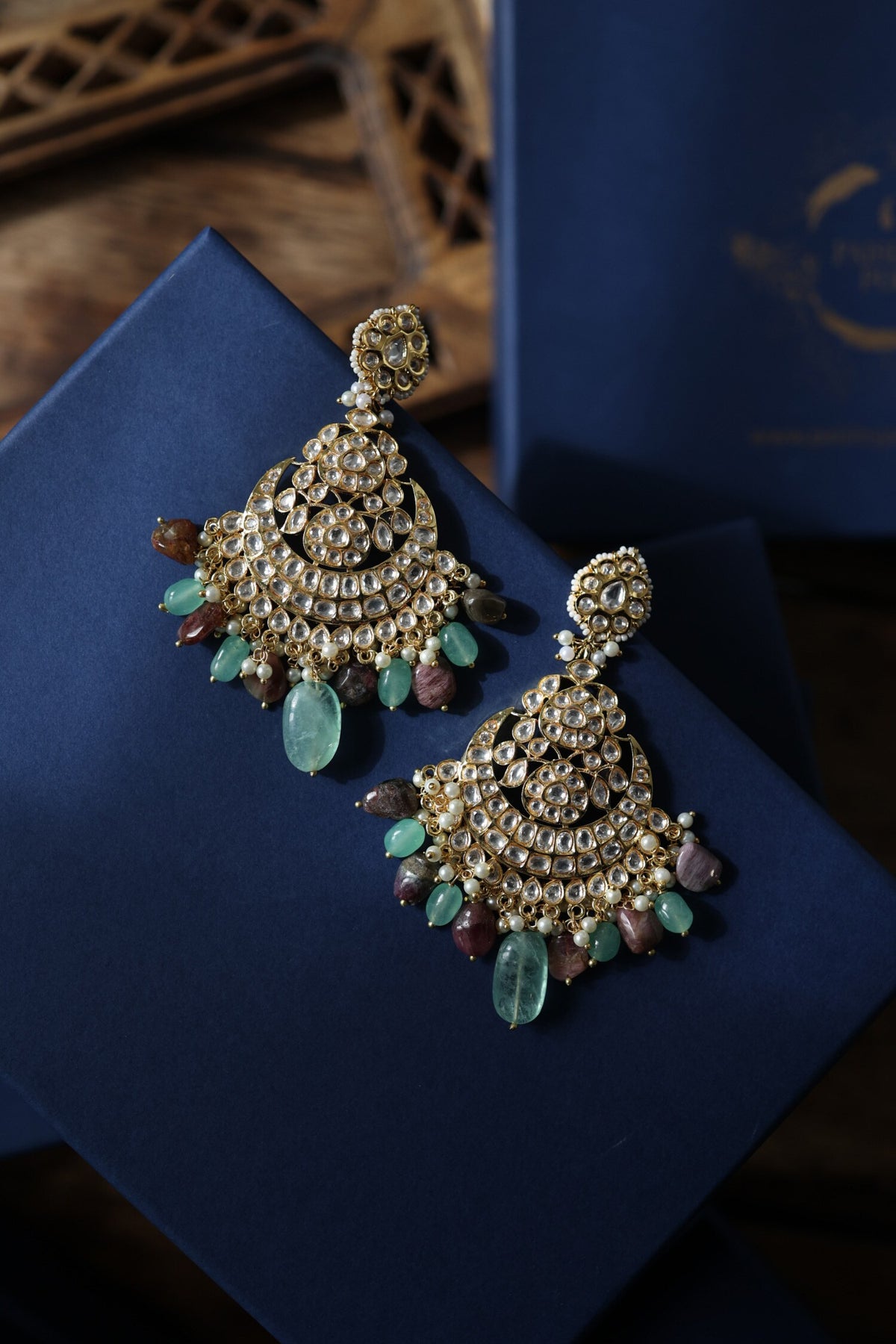 Polki Embellished Earrings 