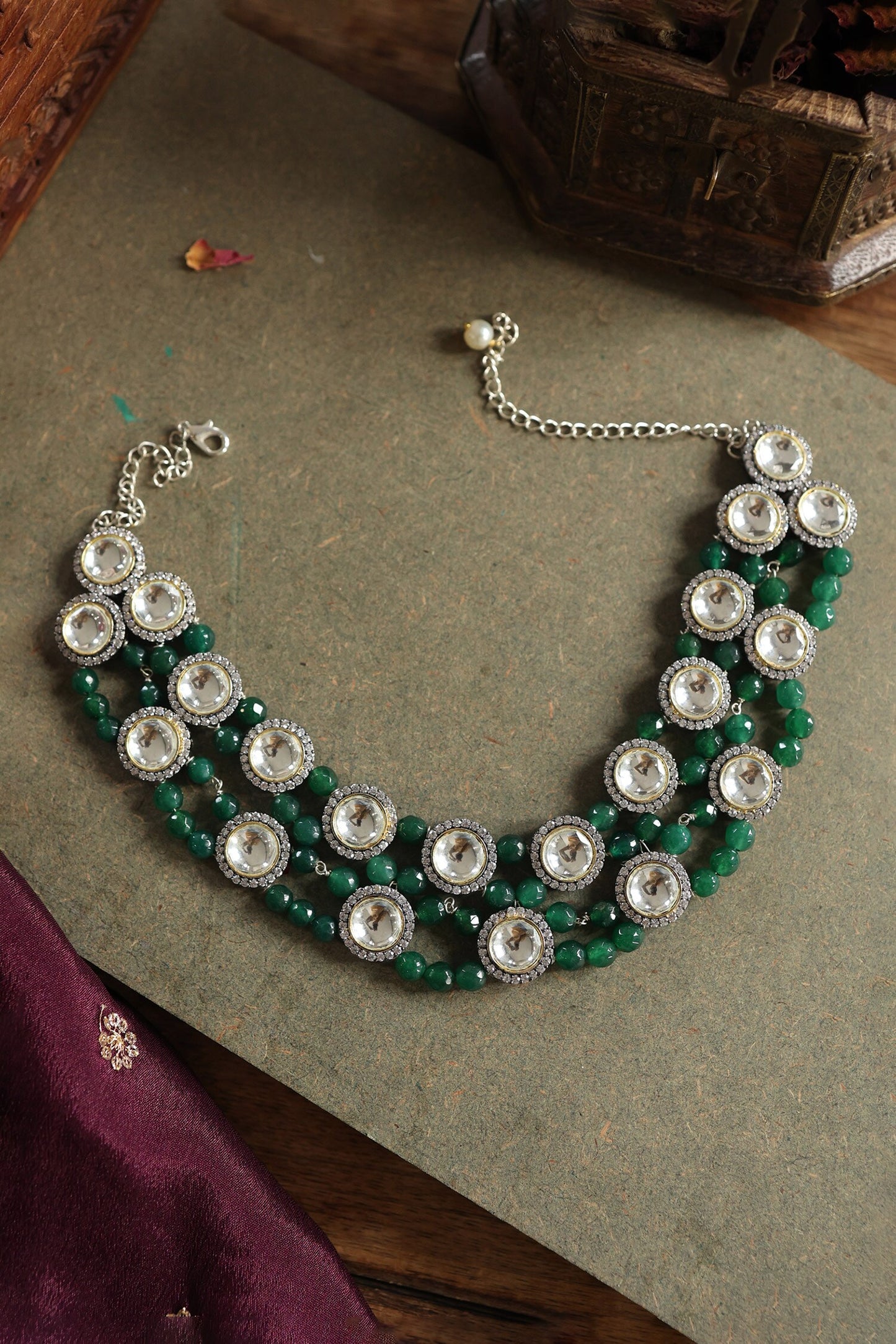 Polki Embellished Choker 