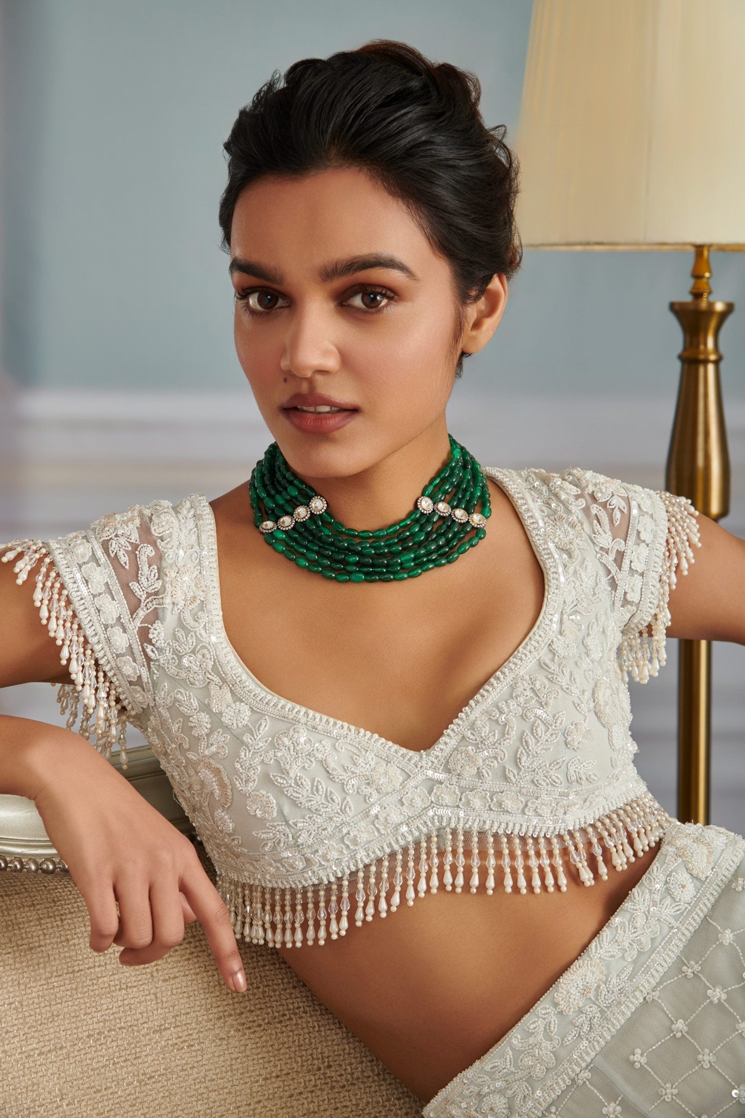 Polki Layered Necklace 
