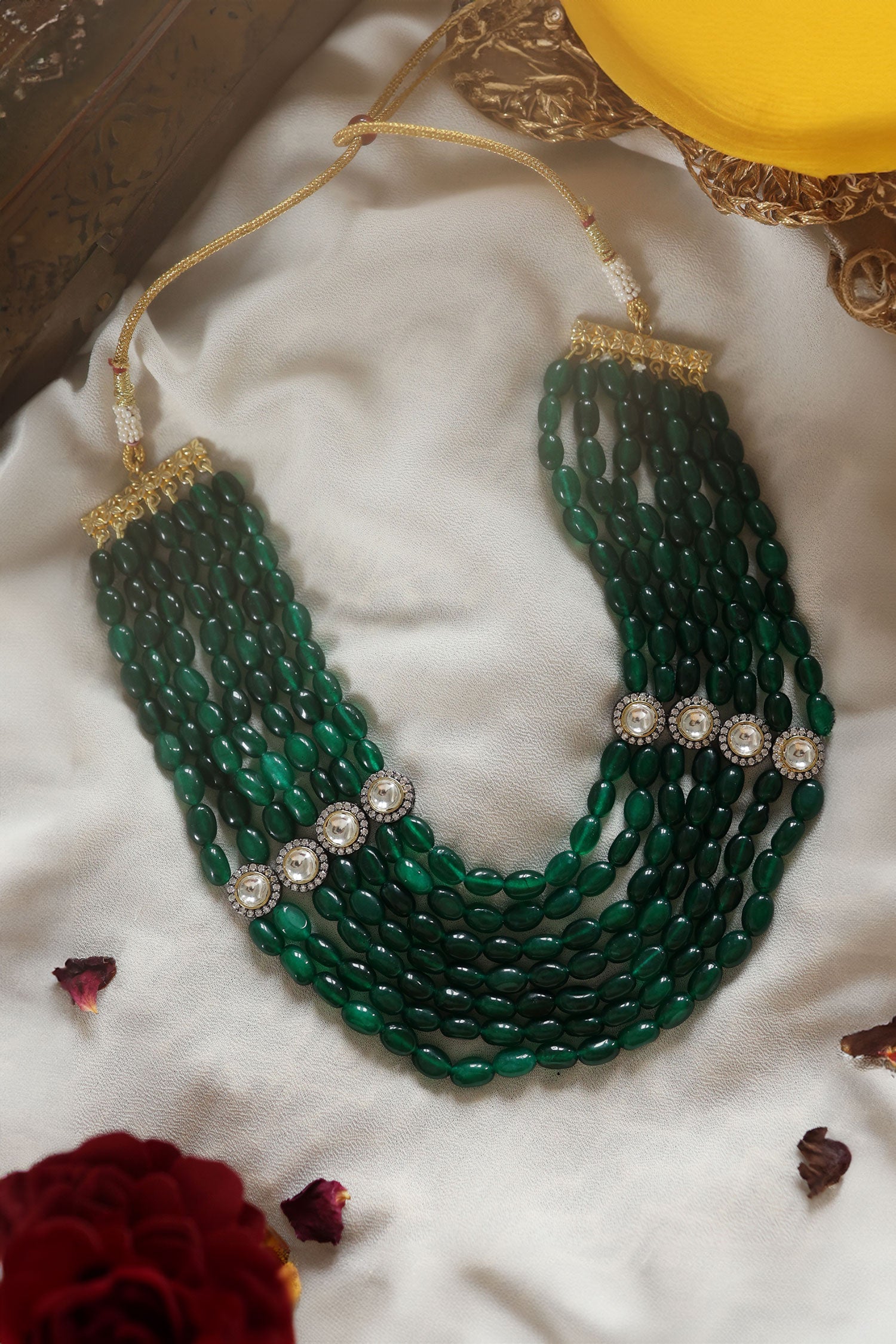 Polki Layered Necklace 