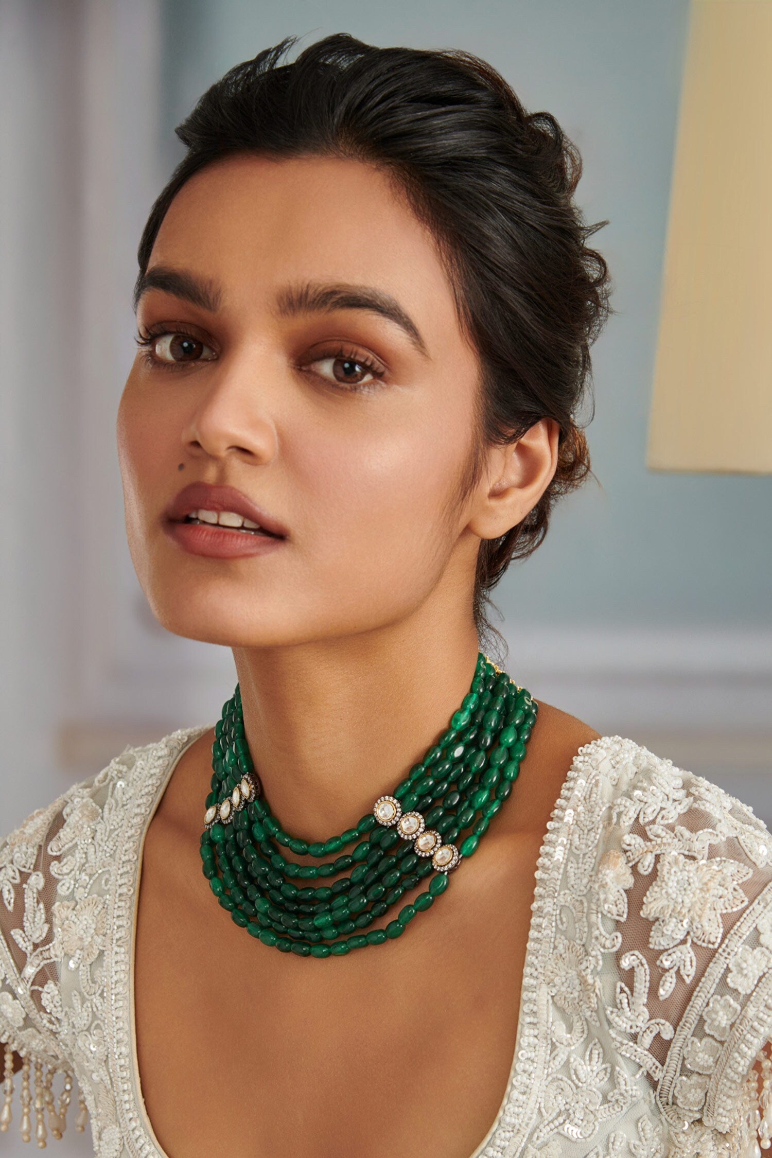 Polki Layered Necklace 