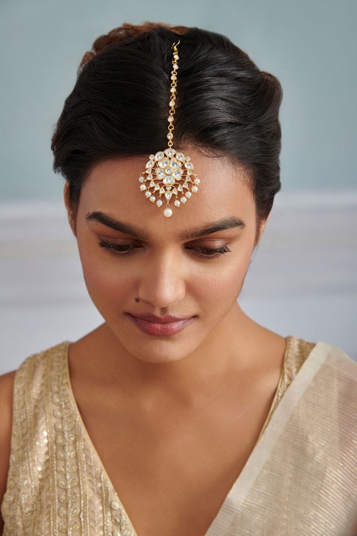 Kundan Embellished Maangtikka 