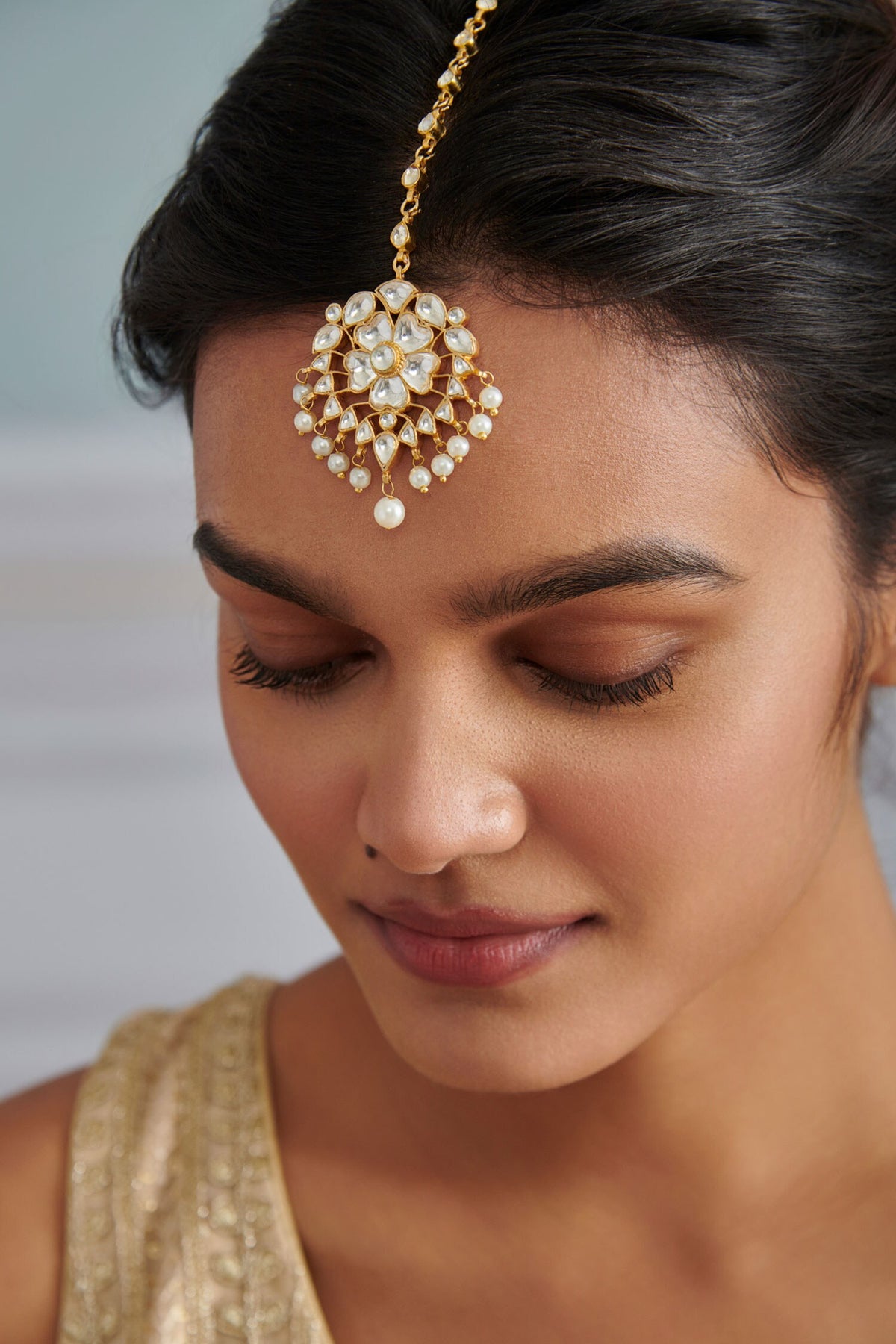 Kundan Embellished Maangtikka 