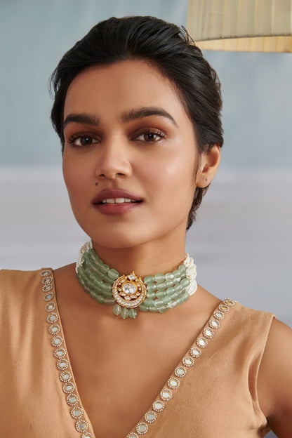 Stone Embellished Choker 
