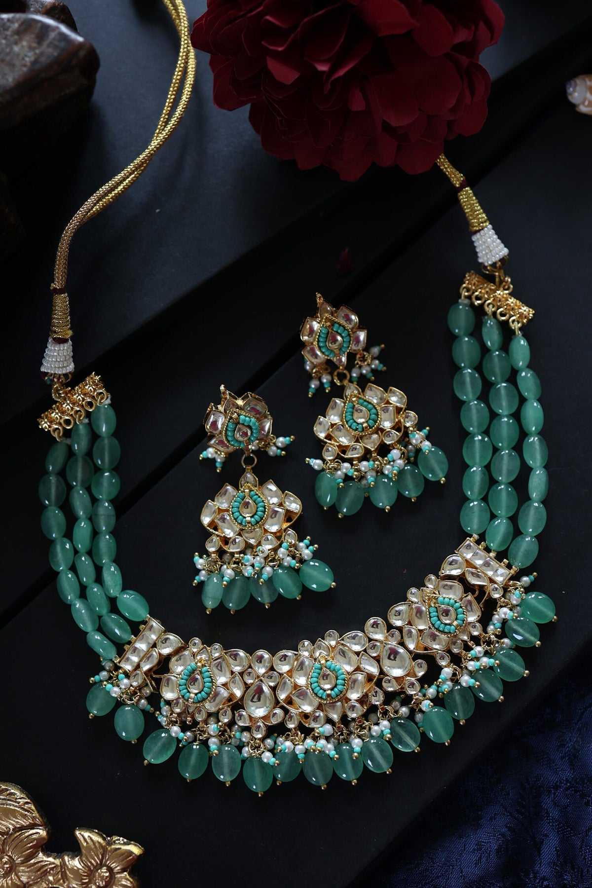 Kundan Embellished Choker Set 