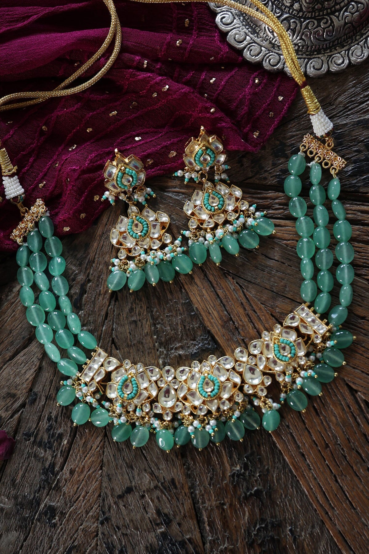 Kundan Embellished Choker Set 