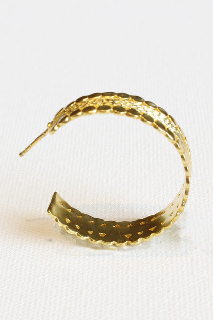 Suni Textured Hoops 