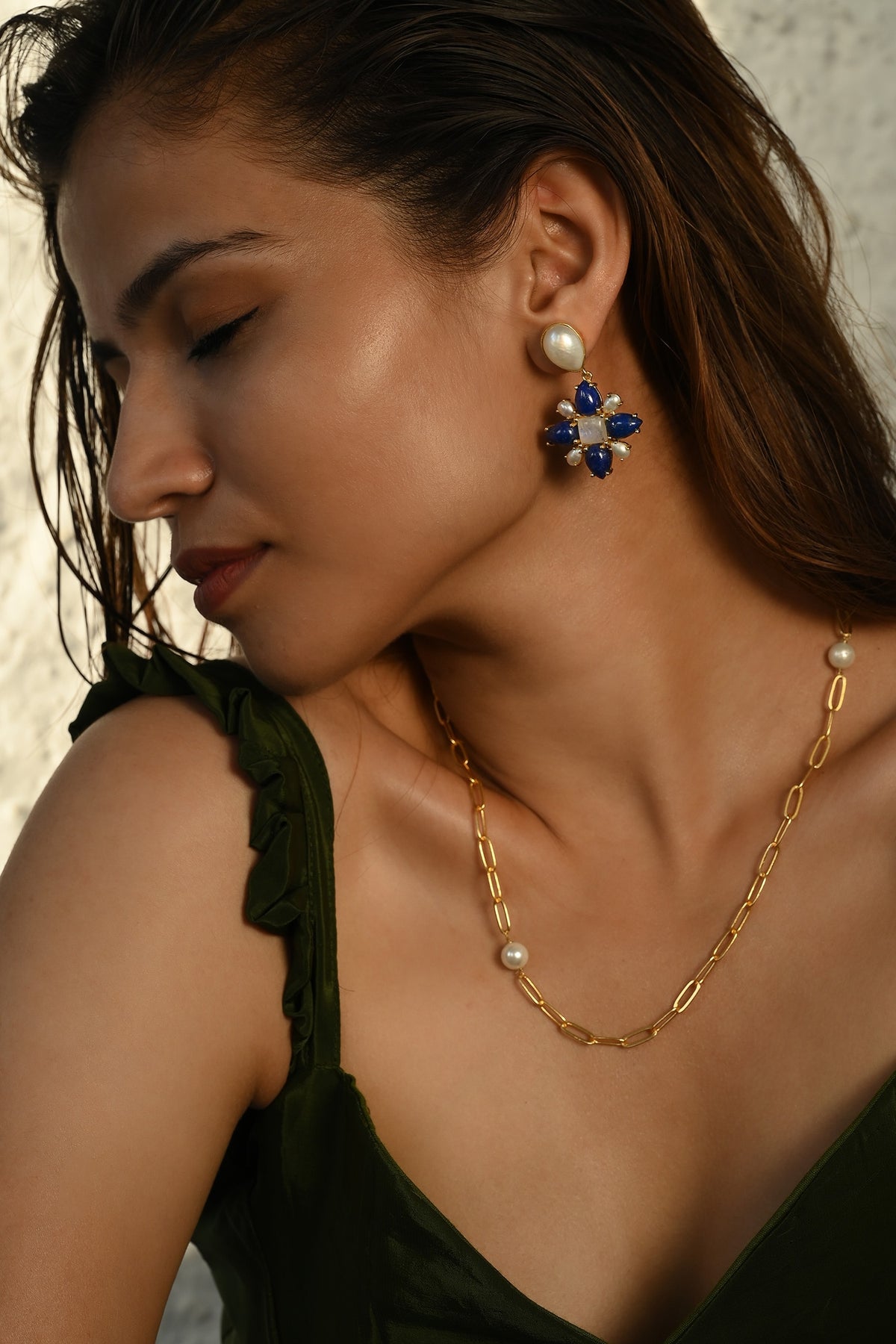 Virgo Embellished Earrings 