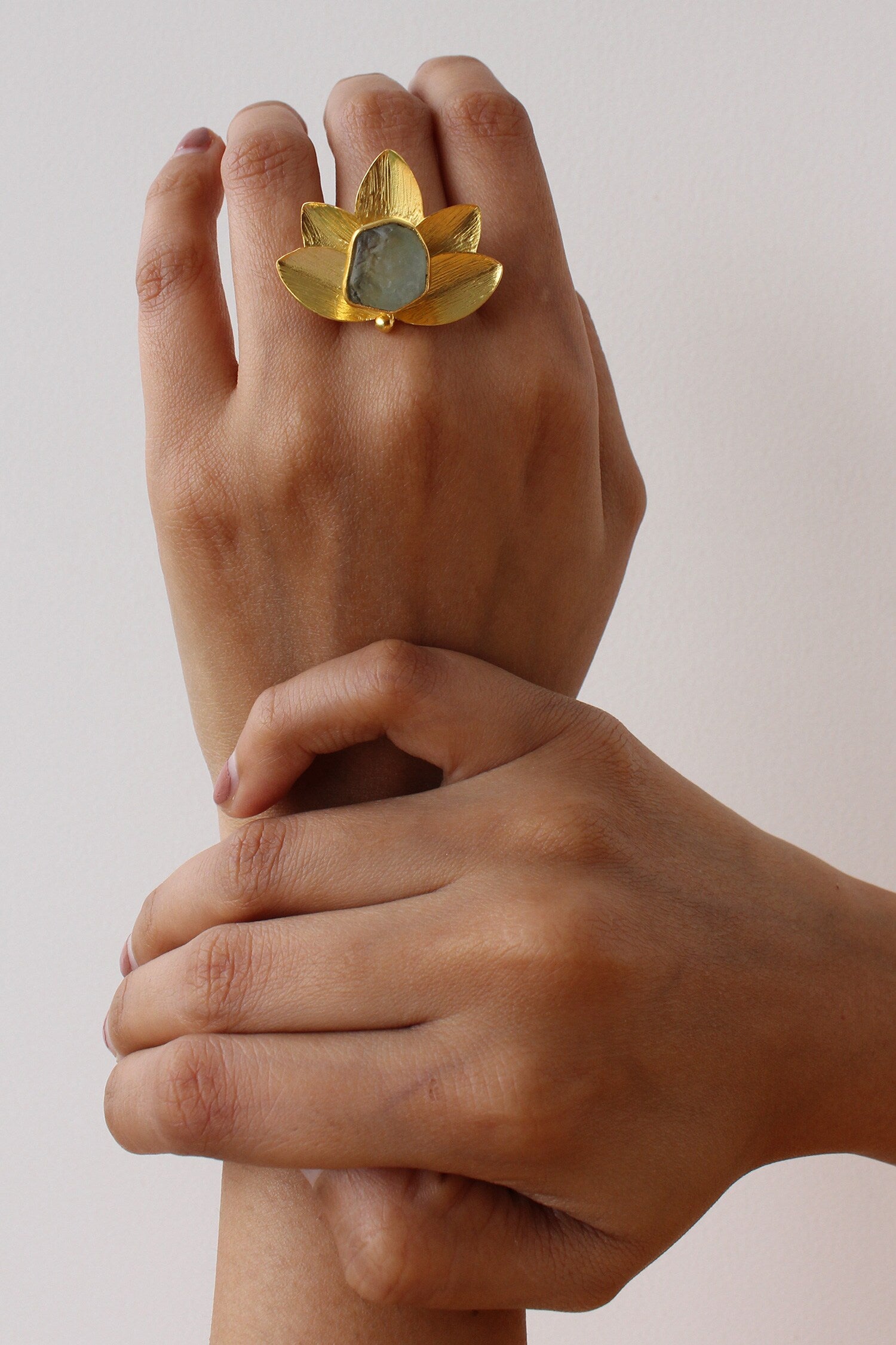 Petal Carved Ring 