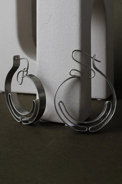 Orion Rippling Ribbon Hoops 