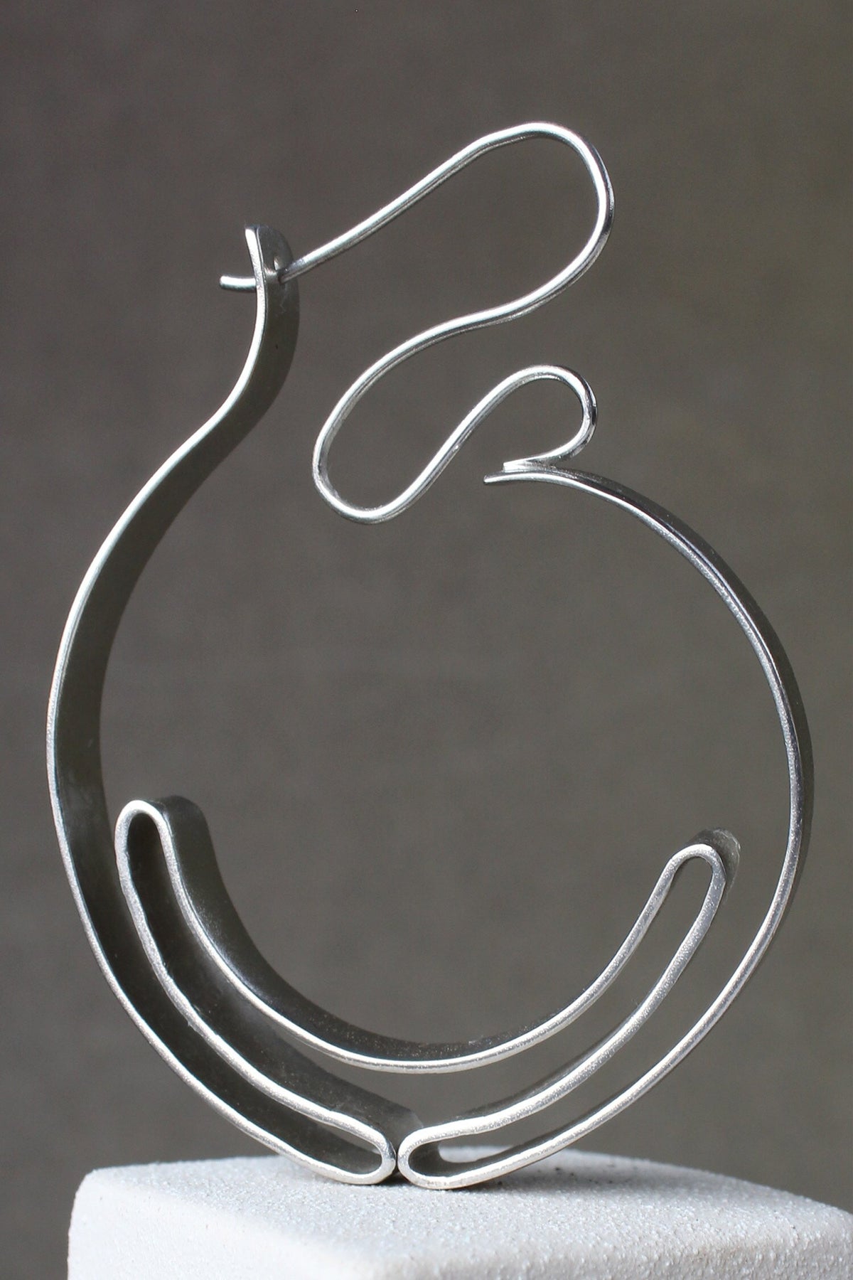 Orion Rippling Ribbon Hoops 