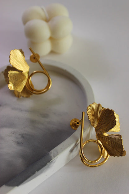 Butterfly Fiore Spiral Studs 