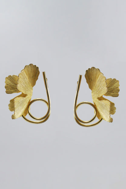 Butterfly Fiore Spiral Studs 