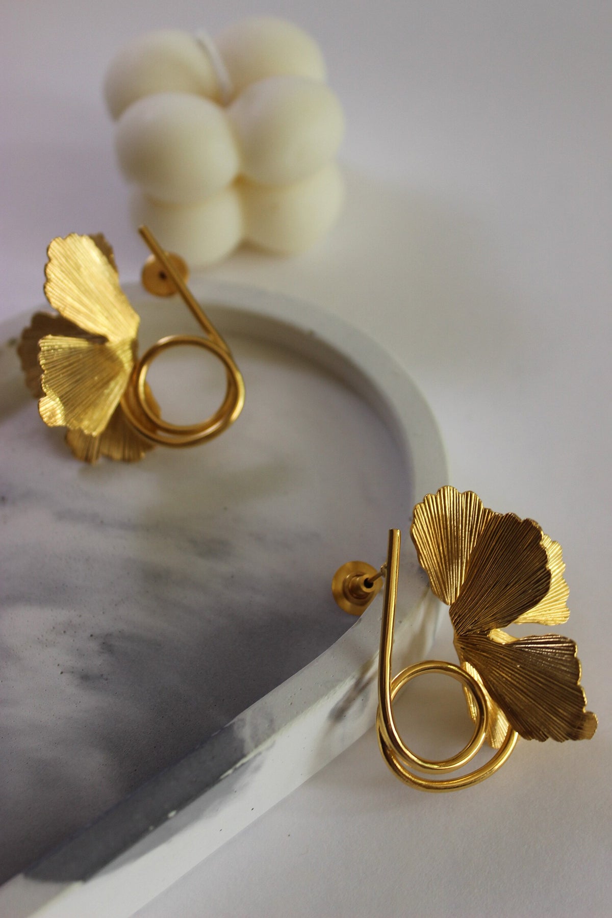 Butterfly Fiore Spiral Studs 