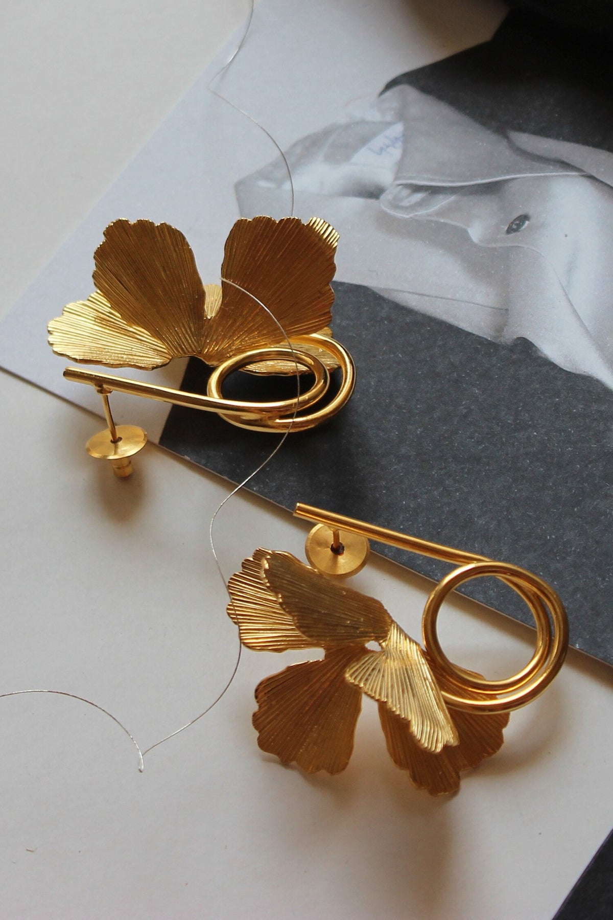 Butterfly Fiore Spiral Studs 