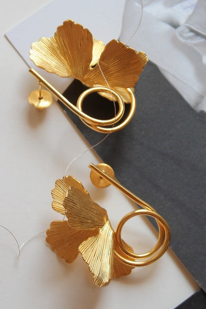 Butterfly Fiore Spiral Studs 