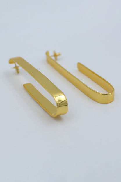 Rippling Ribbon Hoops 