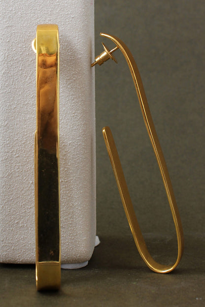 Rippling Ribbon Hoops 