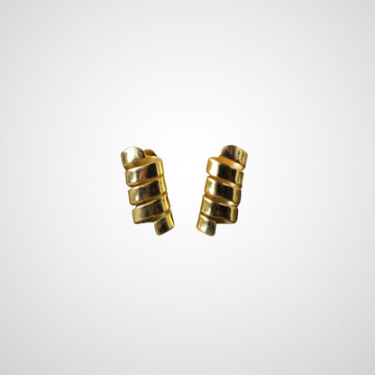 Twisted Ribbon Pattern Studs 