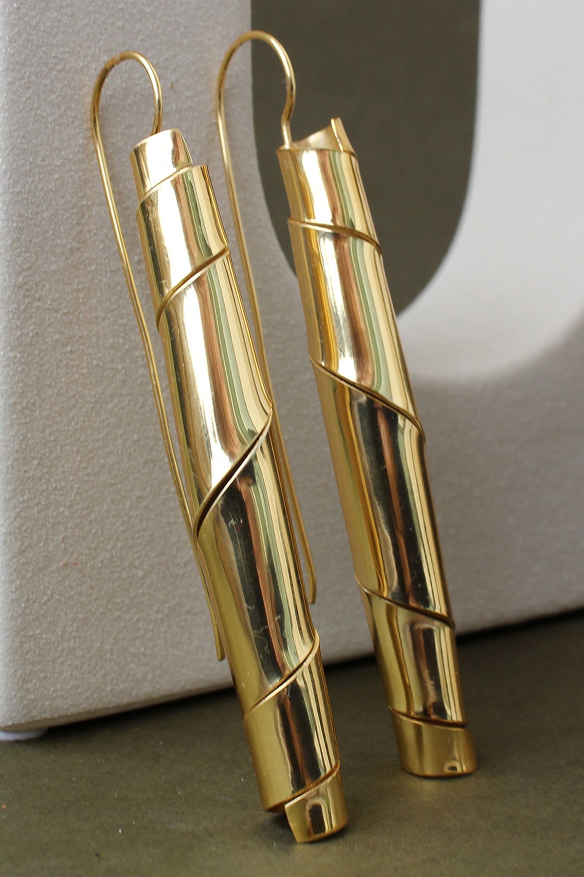 Ursa Sugarcane Pattern Earrings 