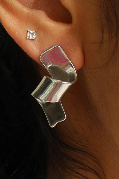 Acrux Ribbon Pattern Earrings 