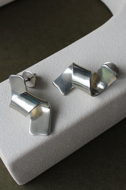 Acrux Ribbon Pattern Earrings 