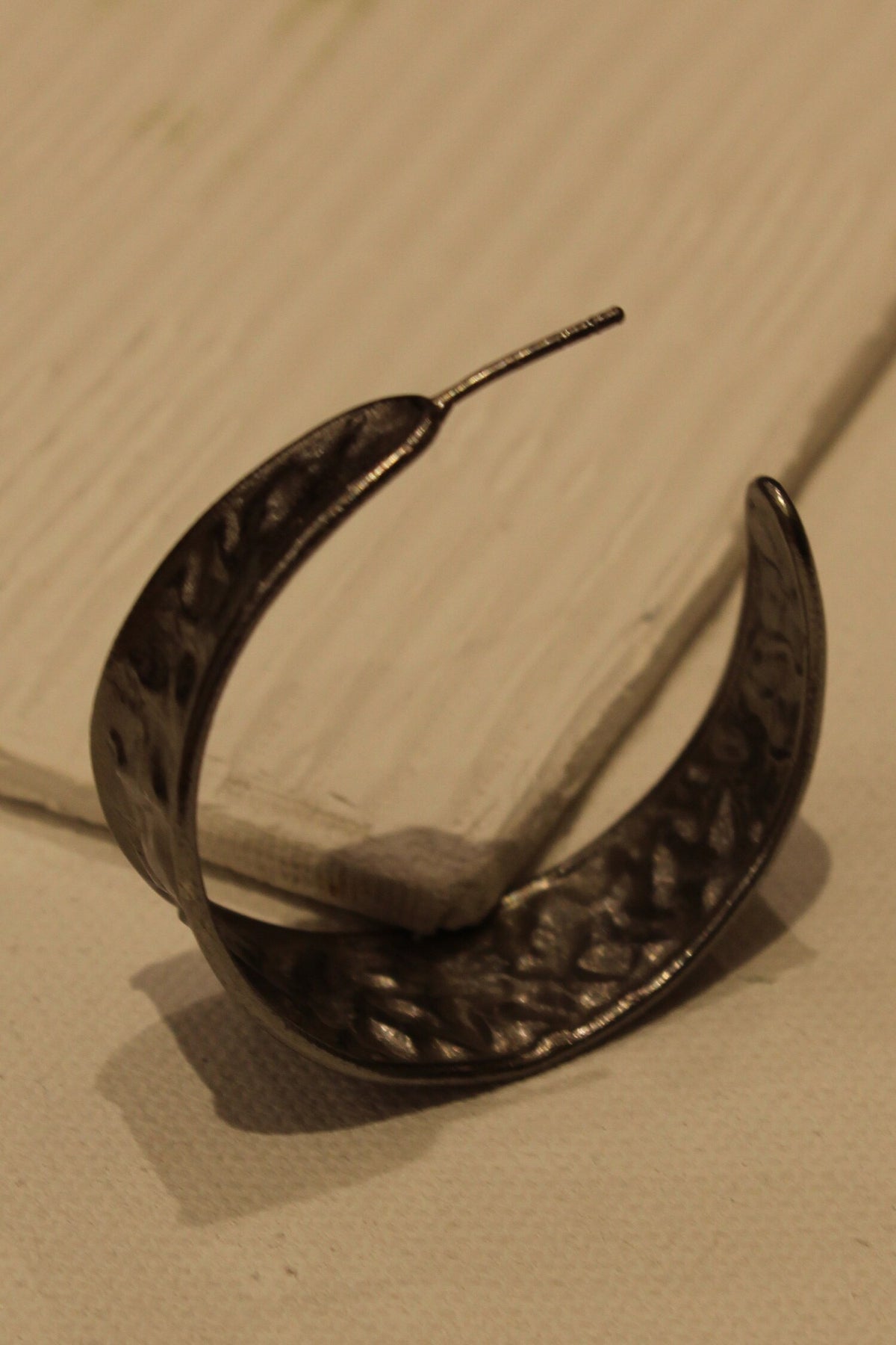 Bailey Hammered Textured Hoops 