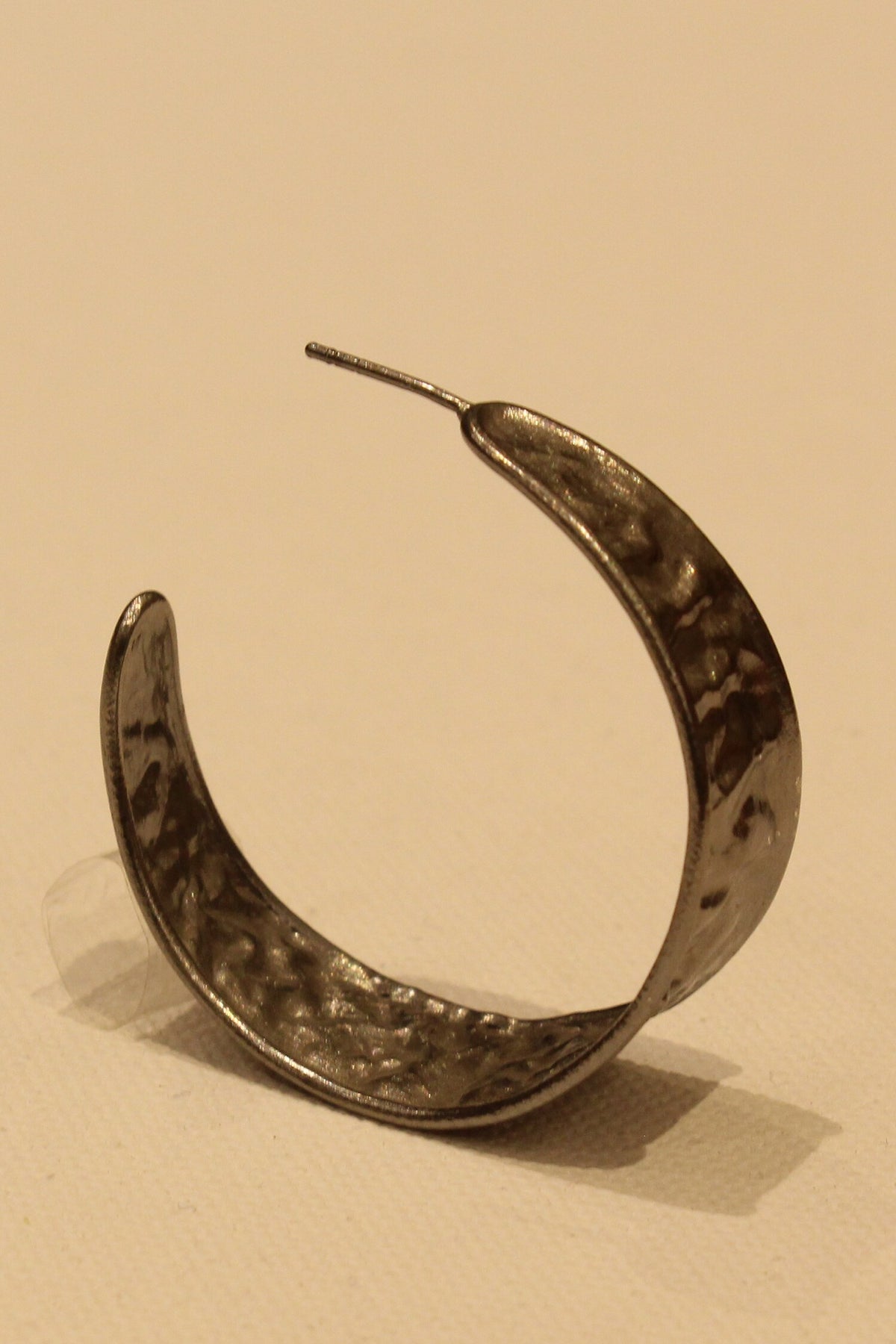 Bailey Hammered Textured Hoops 