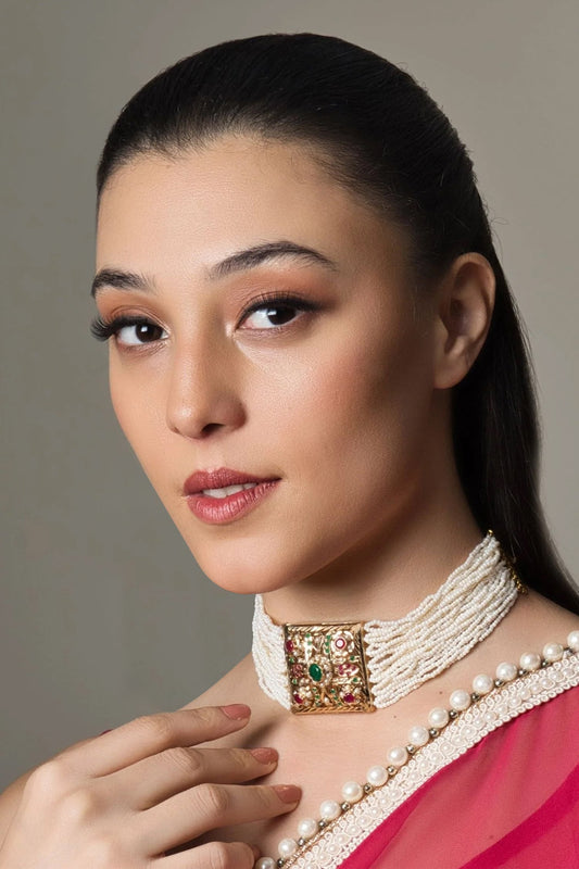 Adya Stone Studded Choker 