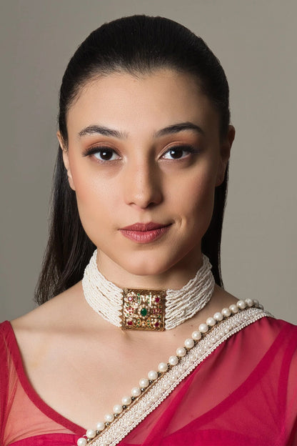 Adya Stone Studded Choker 