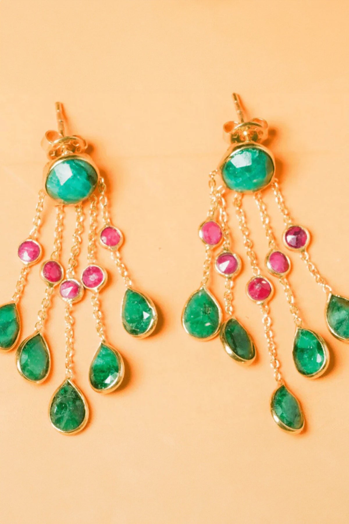 Alizeh Raindrop Amazonite Earrings 
