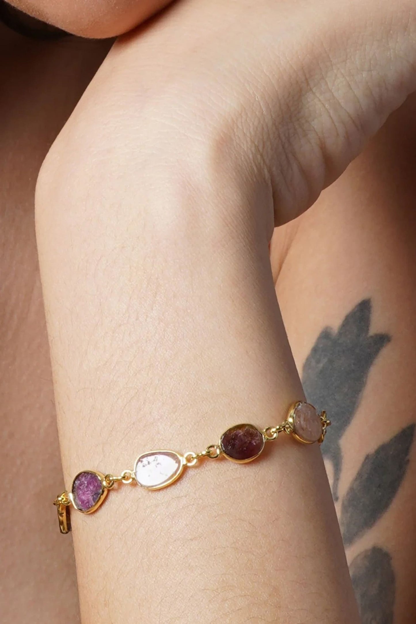 Tourmaline Studded Bracelet 