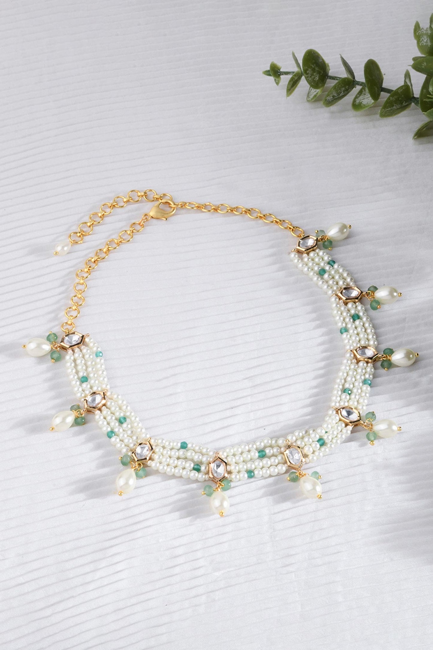 Pearl Multi Strand Necklace 