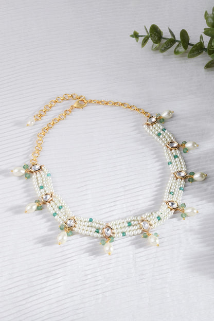 Pearl Multi Strand Necklace 